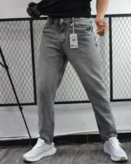 JEANS BOYFRIEND LIGHT GREY