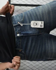 JEANS BOYFRIEND DARK  BLEU - Image 6