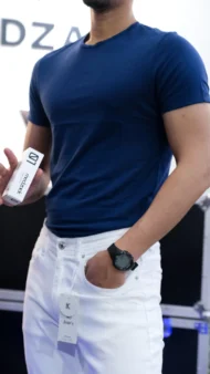EGYPTIAN BLUE BASIC T-SHIRT - Image 2
