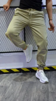BEIGE JOGGER PANT - Image 2