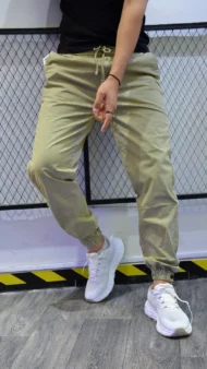 BEIGE JOGGER PANT - Image 4