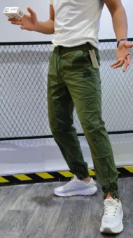GREEN ARMY JOGGER PANT - Image 2