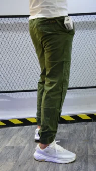 GREEN ARMY JOGGER PANT - Image 3