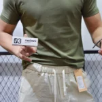 MOSS GREEN BASIC T-SHIRT