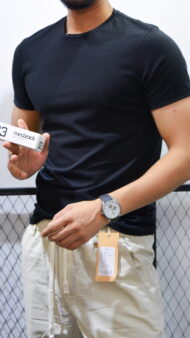 BLACK BASIC T-SHIRT - Image 4