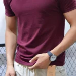 LIGHT BURGUNDY BASIC T-SHIRT