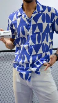 WHITE & BLEU SUMMER CHEMIS