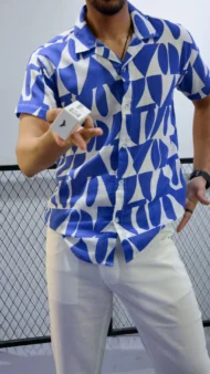 WHITE & BLEU SUMMER CHEMIS - Image 2