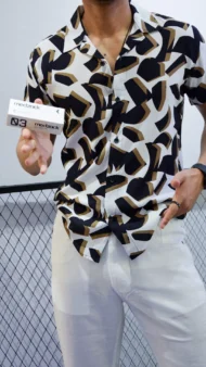 WHITE & BROWN SUMMER CHEMIS - Image 4