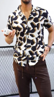 WHITE & BROWN SUMMER CHEMIS - Image 5
