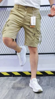 BEIGE SHORT PARA - Image 2