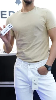 BEIGE BASIC T-SHIRT - Image 4