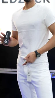 GHOST WHITE BASIC T-SHIRT - Image 2